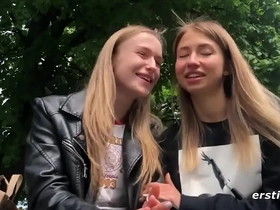 Ersties: hot blonde girls enjoy lesbian sex together