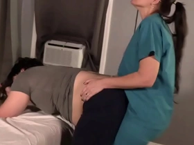 Nurse humps her patient