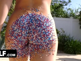 Superb pornstar (nicole aniston) get nailed hardcore by long hard cock stud on 4th of july